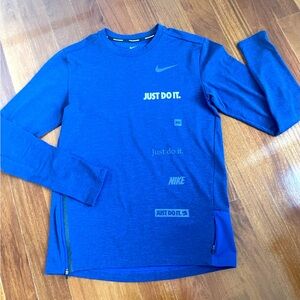 NIKE Therma Sphere Element Men's Running Top Purple Sweater Sweatshirt DRI FIT